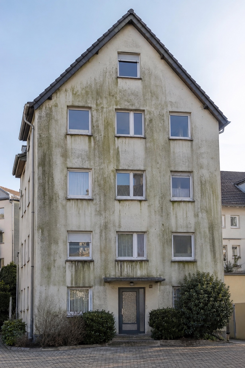 Fassade vor der Reinigung